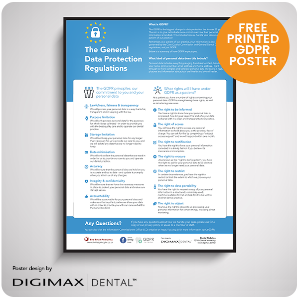 free-dental-gdpr-poster